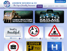 Tablet Screenshot of abourne.com